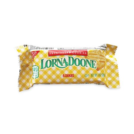 NABISCO Lorna Doone Shortbread Cookies, 1.5 oz Packet, 5 lb Box 168300